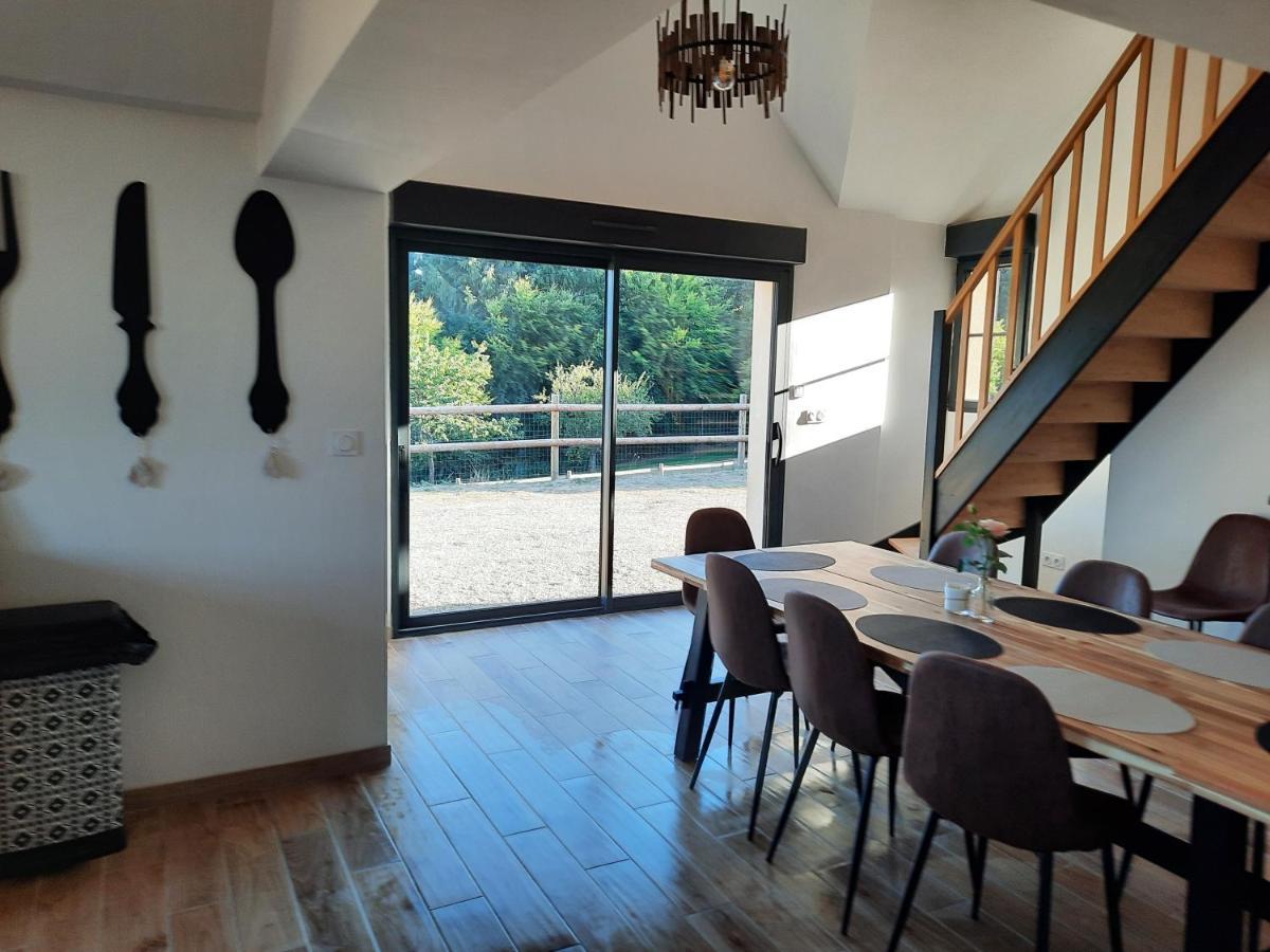 Villa Madelaine Ranch, Nouvelle Piscine 2025 Le Gast Exterior foto
